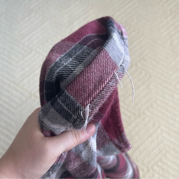 Coleman Thick Cotton Plaid Red Button Down Shirt XL Red - Picture 5 of 6